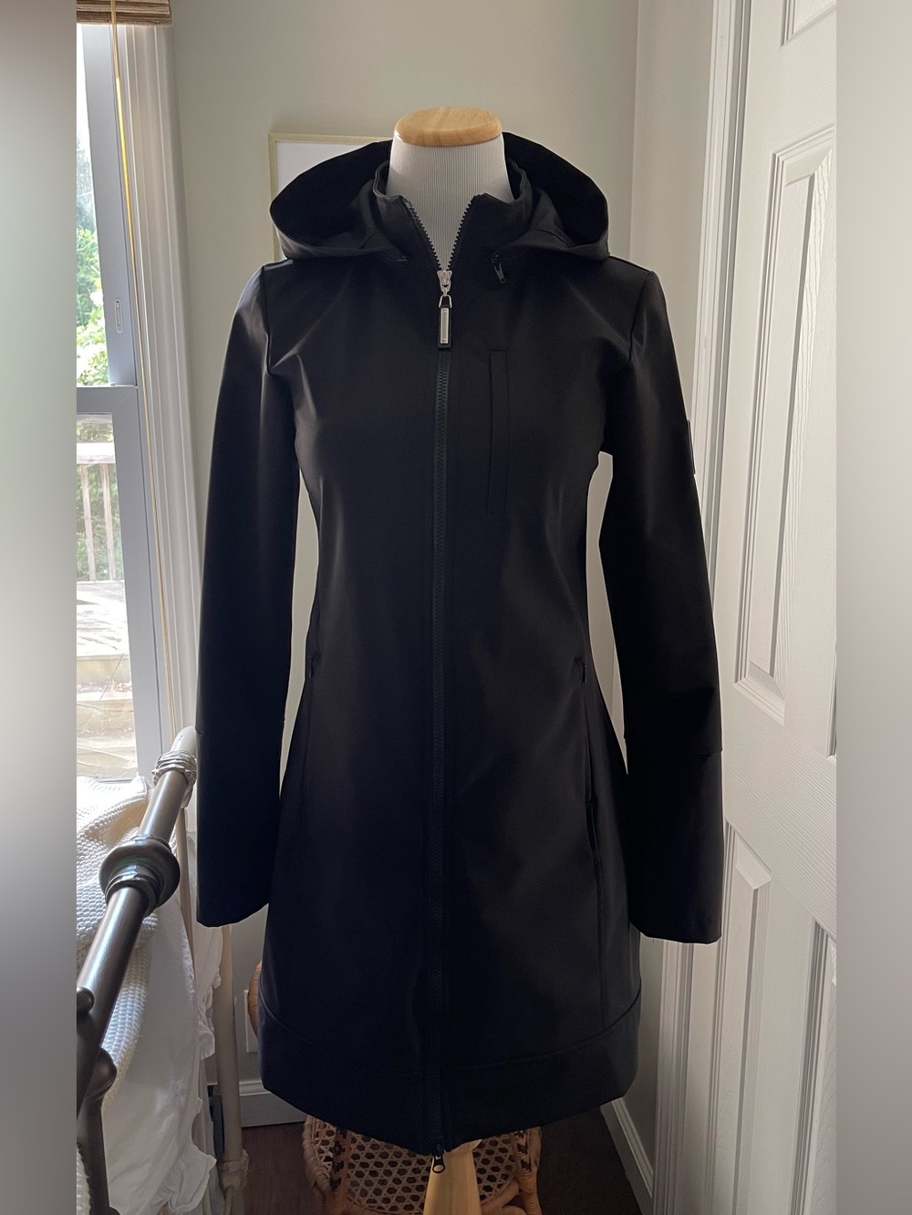 XS Noel Asmar Equestrian All Weather Rider Jacket Black